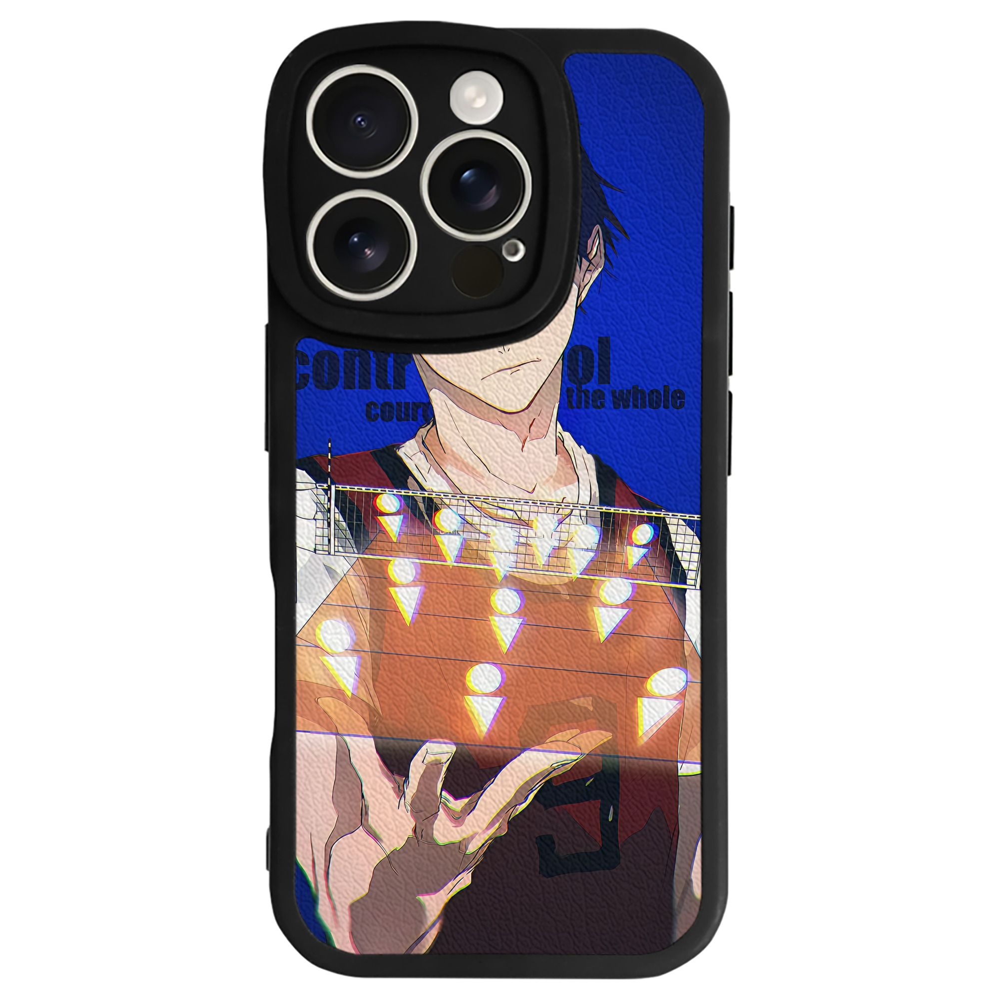 （画像用） ハイキュー!! Haikyu!! 【iPhone 16シリーズ対応】シリコンスマホケース（レザー調） 材質：シリコン